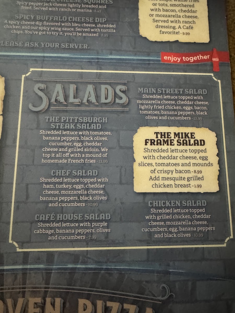Old Main Cafe Menu - Image 3