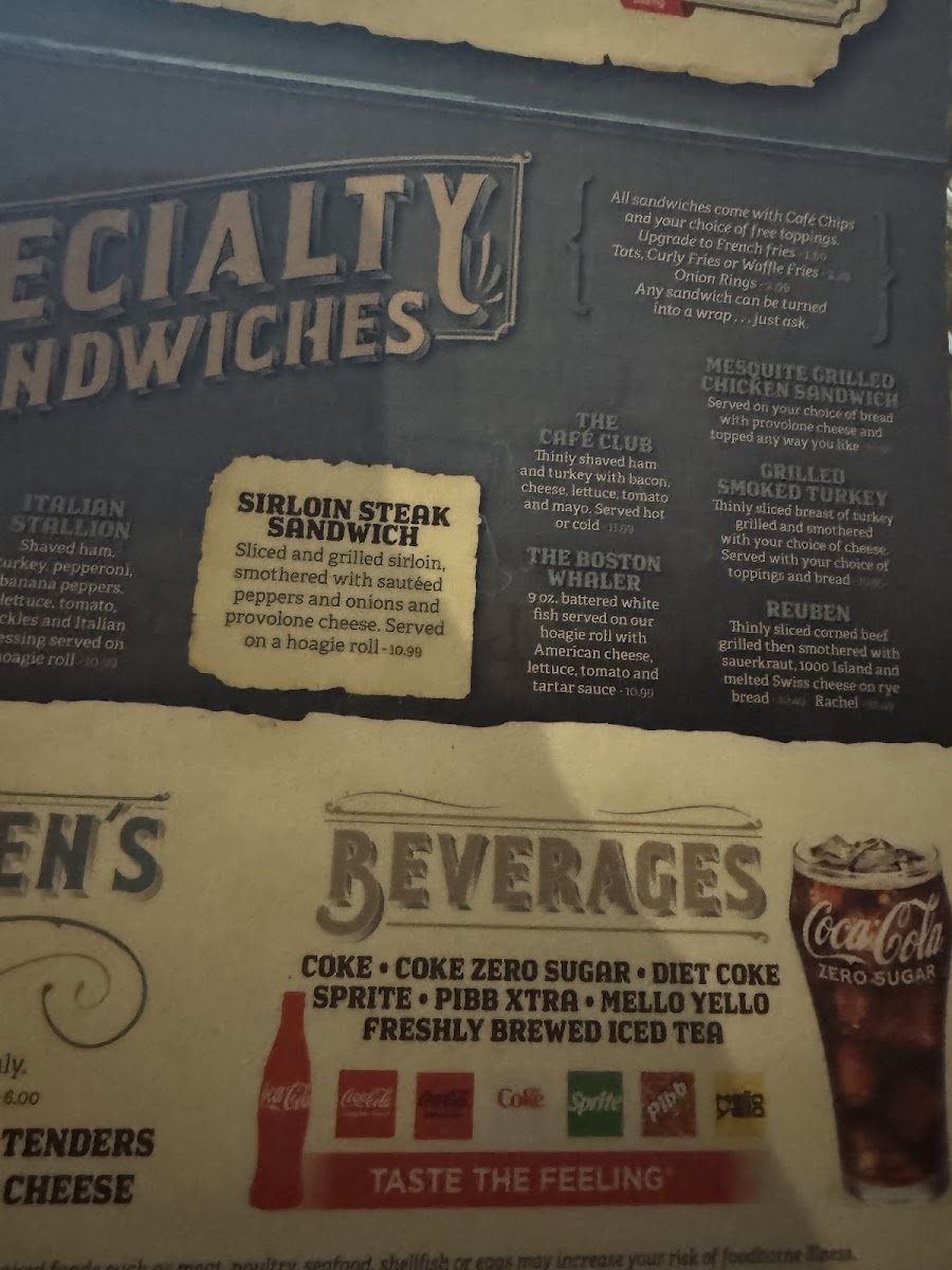 Old Main Cafe Menu - Image 4