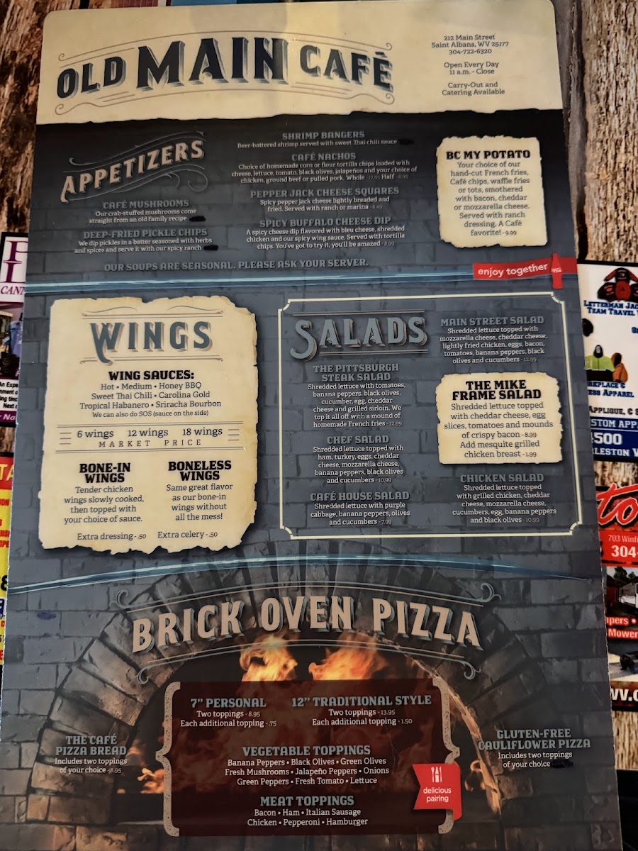 Old Main Cafe Menu - Image 5